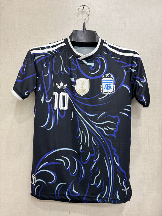 MESSI 10 ARGENTINA AWAY FIFA CUP EMBROIDED LOGO JERSEY 2026