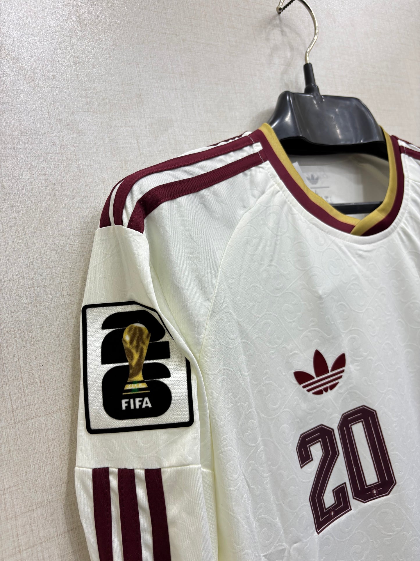 SPAIN AWAY FIFA CUP HALF SLEEVE JERSEY 2026 TPU LOGO