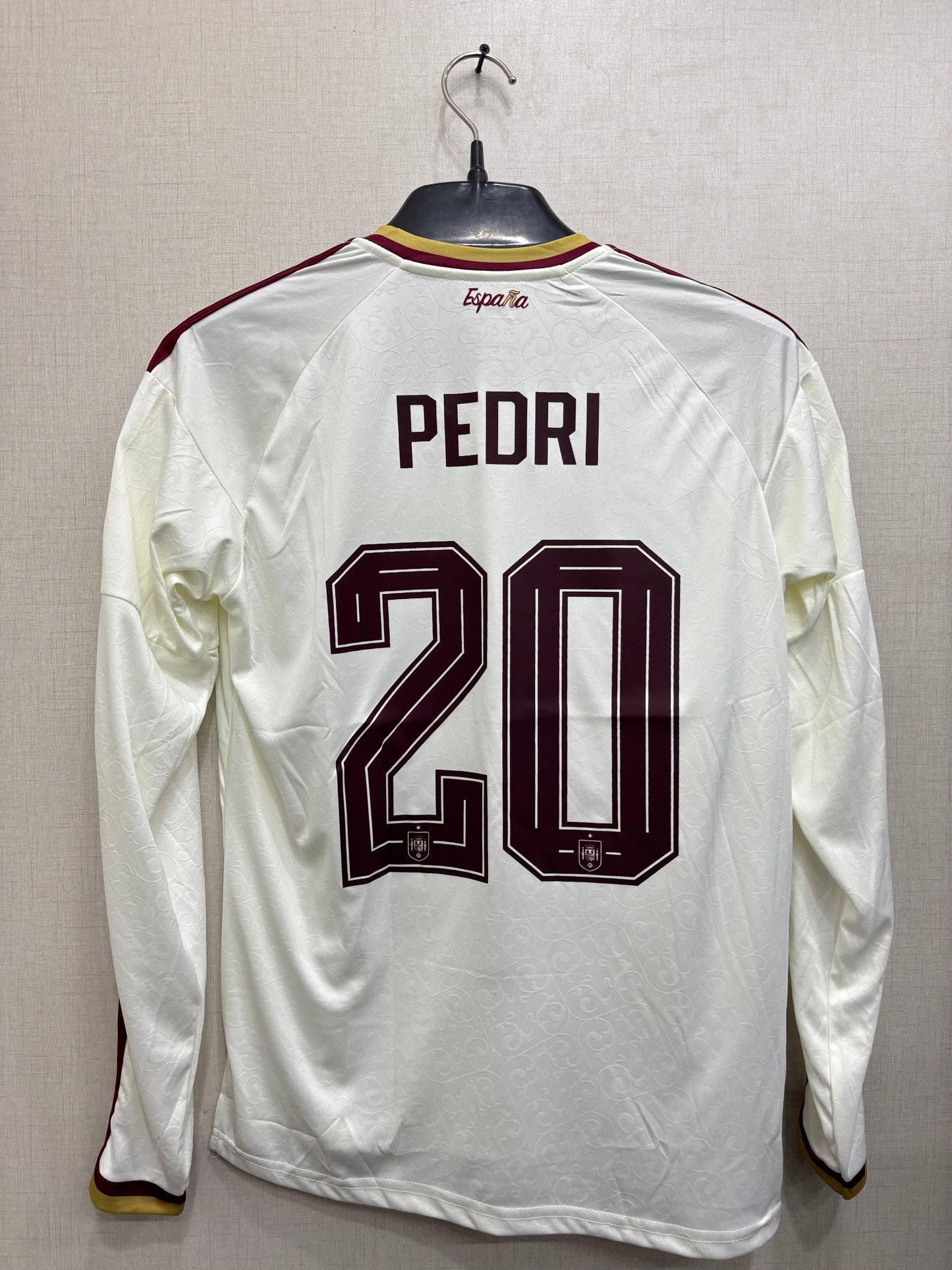 SPAIN AWAY FIFA CUP HALF SLEEVE JERSEY 2026 TPU LOGO