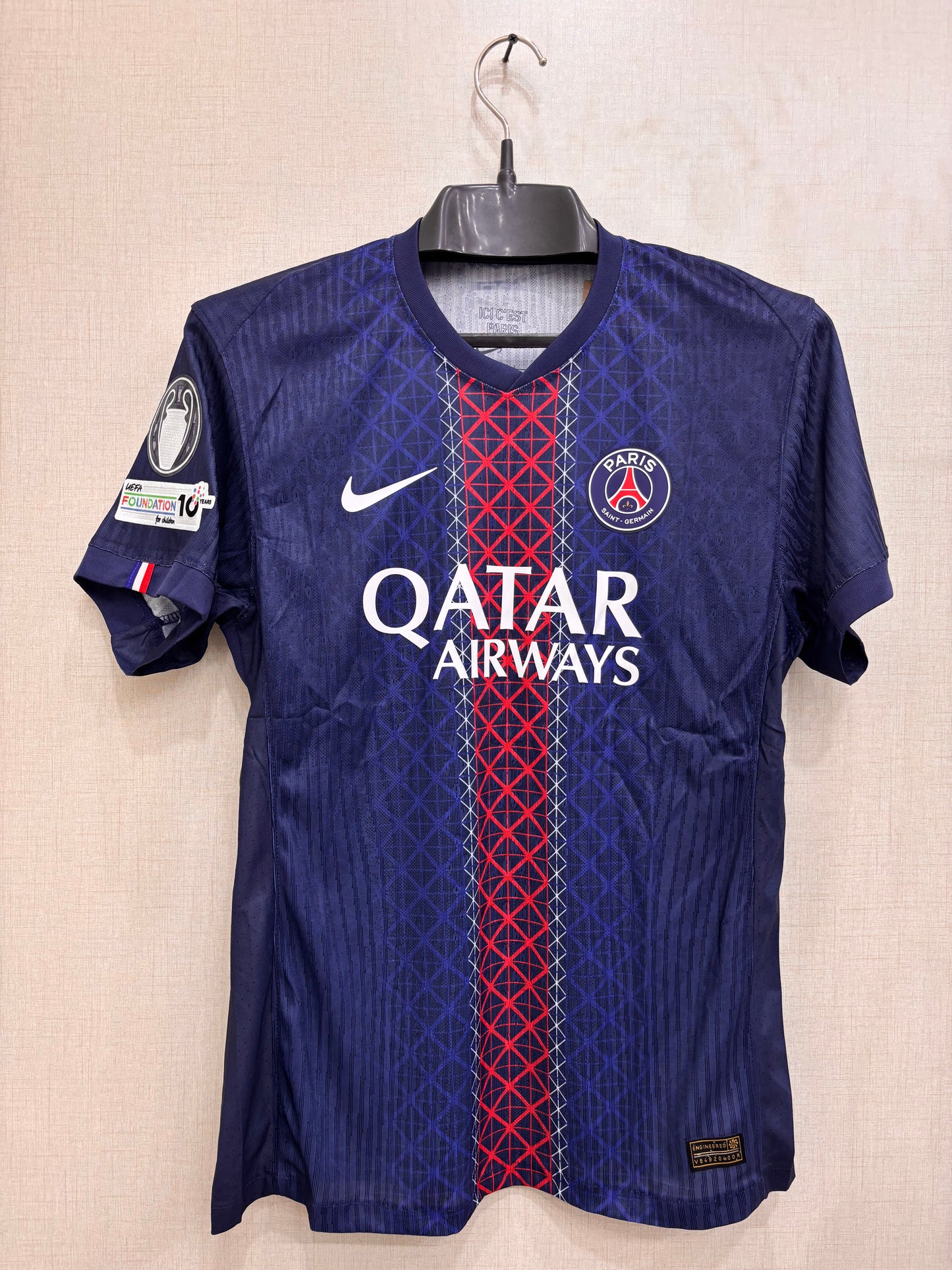 PSG HOME AUTHENTIC PLAYER VERSION SHIRT