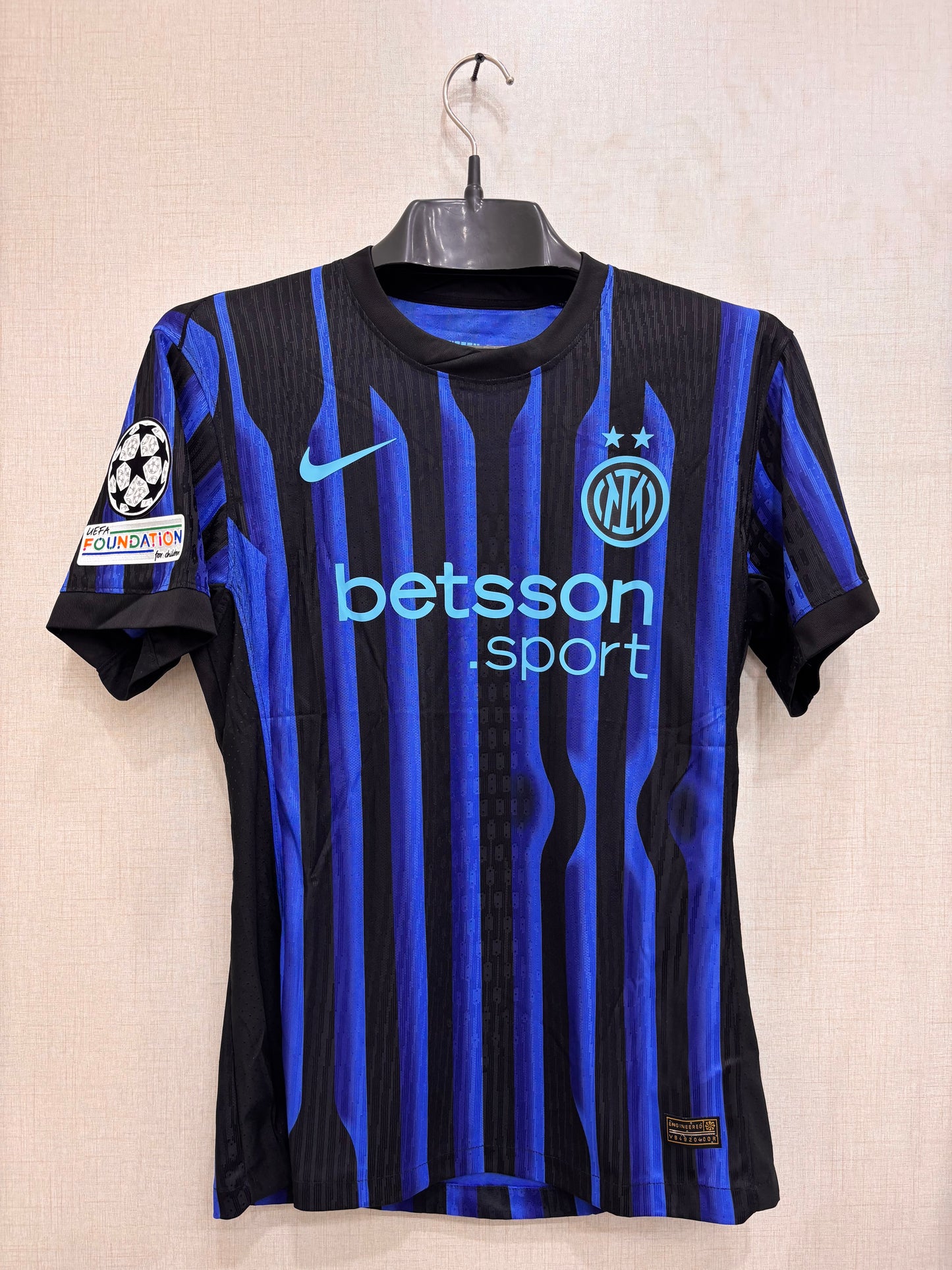 INTER MILAN HOME AUTHENTIC PLAYER VERSION SHIRT