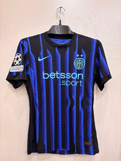 INTER MILAN HOME AUTHENTIC PLAYER VERSION SHIRT