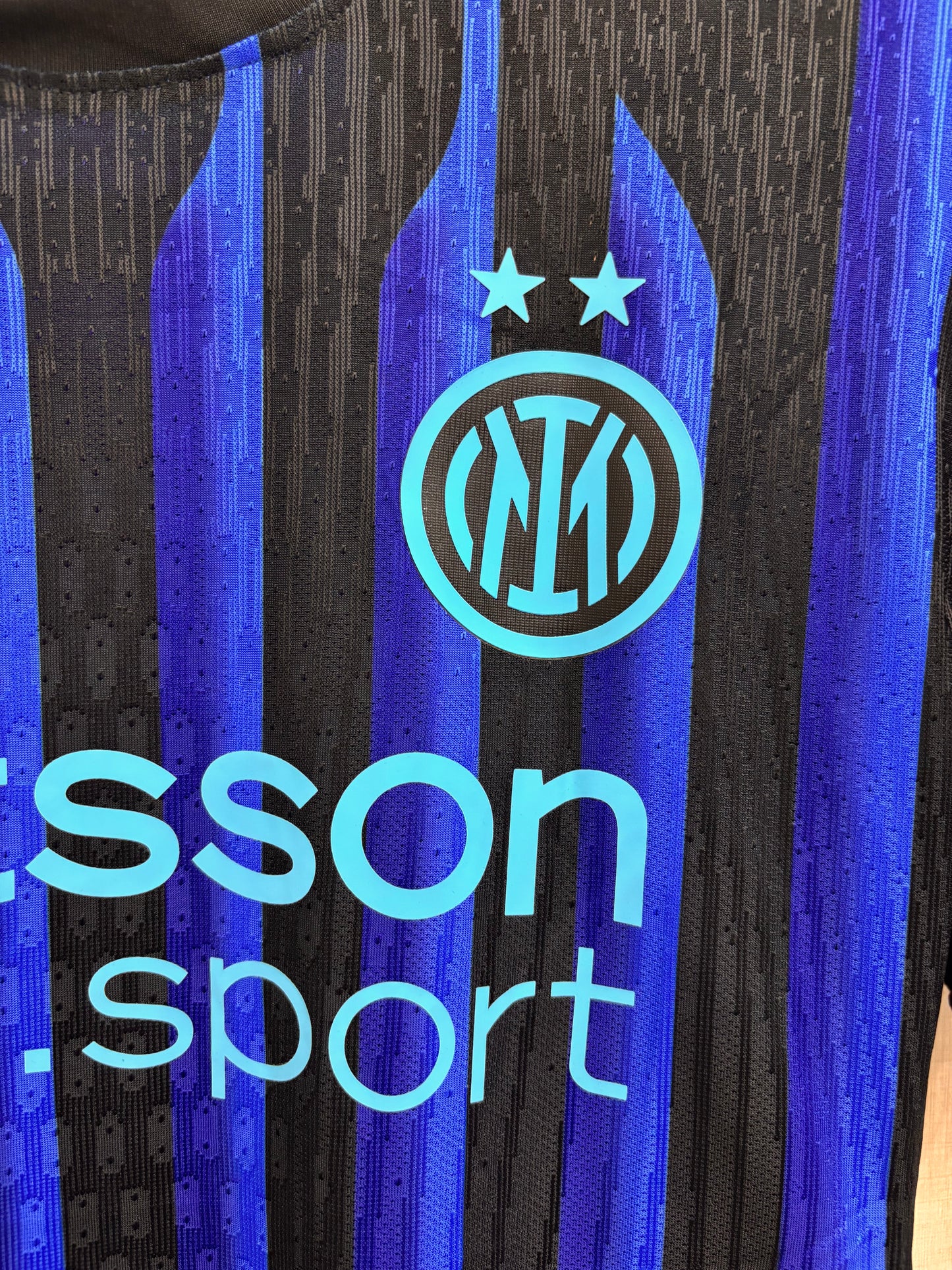 INTER MILAN HOME AUTHENTIC PLAYER VERSION SHIRT