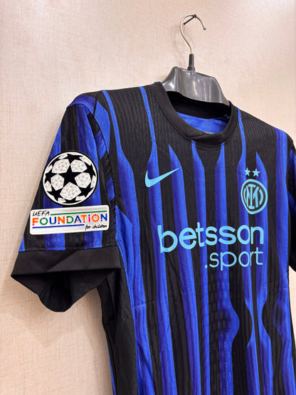 INTER MILAN HOME AUTHENTIC PLAYER VERSION SHIRT