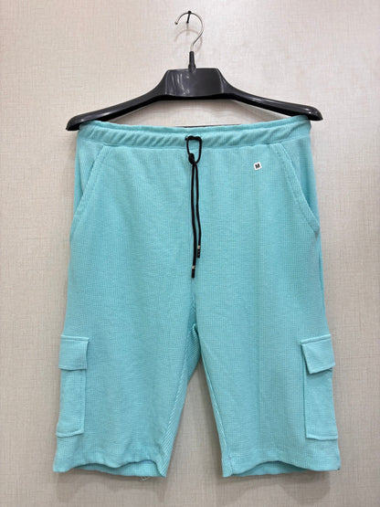COTTON WAFFLE SHORTS 2 QUARTER