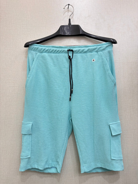 COTTON WAFFLE SHORTS 2 QUARTER