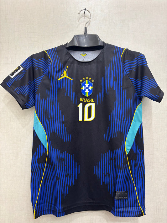 NEYMAR JR BRAZIL AWAY FIFA CUP JERSEY (EMBROIDED LOGO)