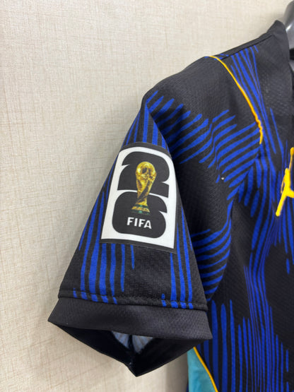 NEYMAR JR BRAZIL AWAY FIFA CUP JERSEY (EMBROIDED LOGO)