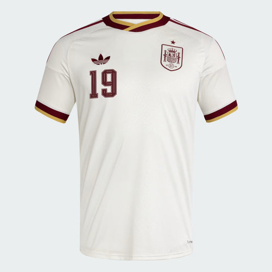 SPAIN AWAY FIFA CUP PLAYER VERSION JERSEY( TPU LOGO)