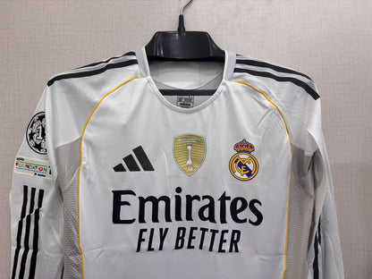 REAL MADRID HOME FULL SLEEVE SHIRT(PLAYER VERSION LOGO)