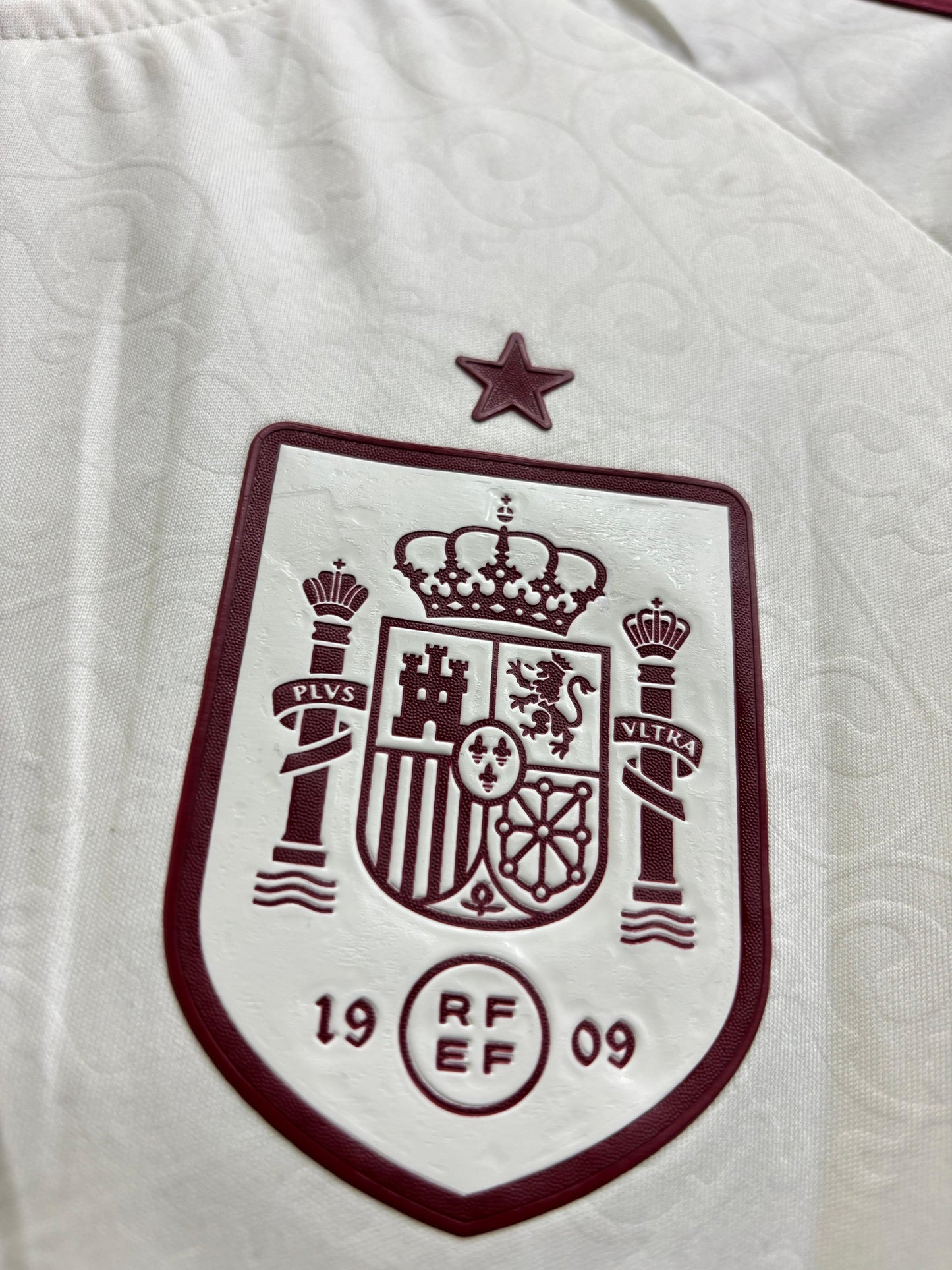 SPAIN AWAY FIFA CUP PLAYER VERSION JERSEY( TPU LOGO)