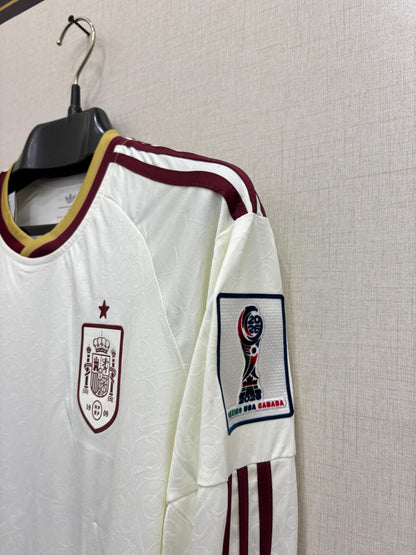 SPAIN AWAY FIFA CUP PLAYER VERSION JERSEY( TPU LOGO)