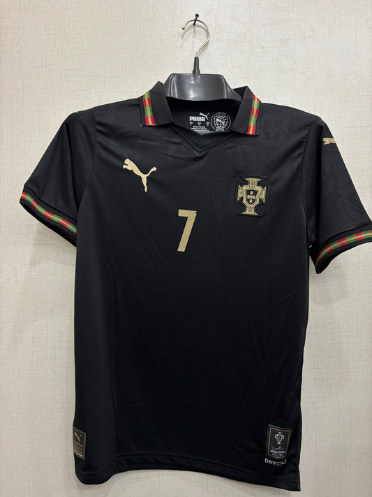 PORTUGAL BLACK PANTHER JERSEY(EMBROIDED LOGO) 2026