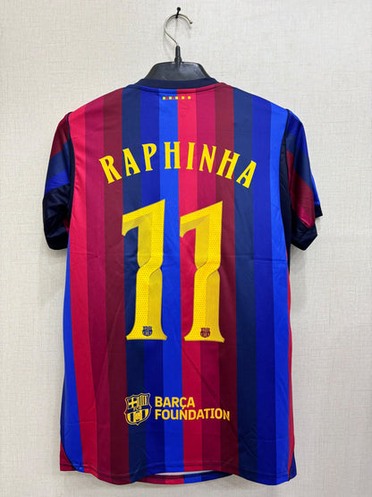 BARCELONA HOME JERSEY 26/27 (EMBROIDED LOGO)