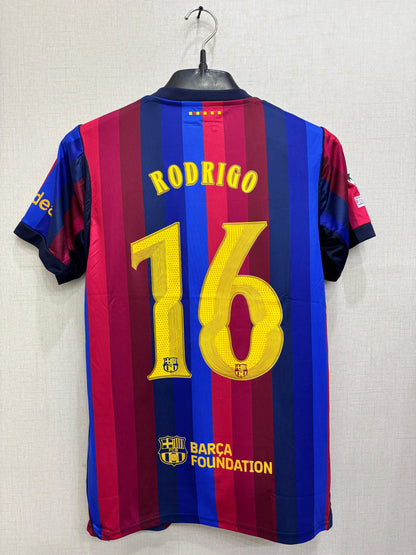BARCELONA HOME JERSEY 26/27 (EMBROIDED LOGO)