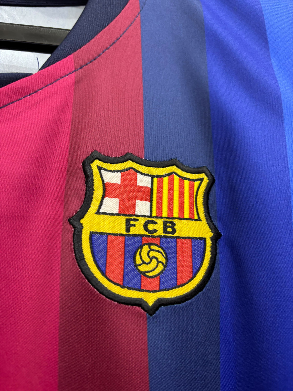 BARCELONA HOME JERSEY 26/27 (EMBROIDED LOGO)