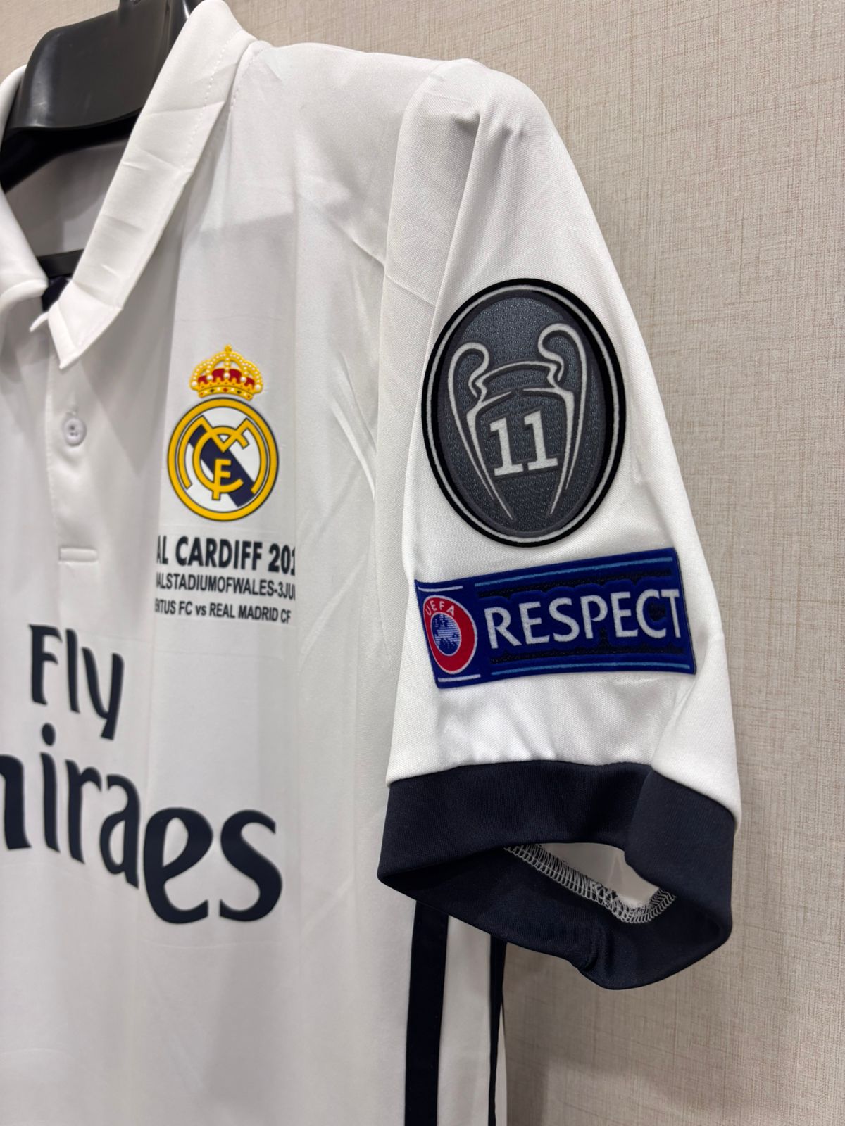 RONALDO 7 REAL MADRID 2017 SHIRT(ORIGINAL LOGO)