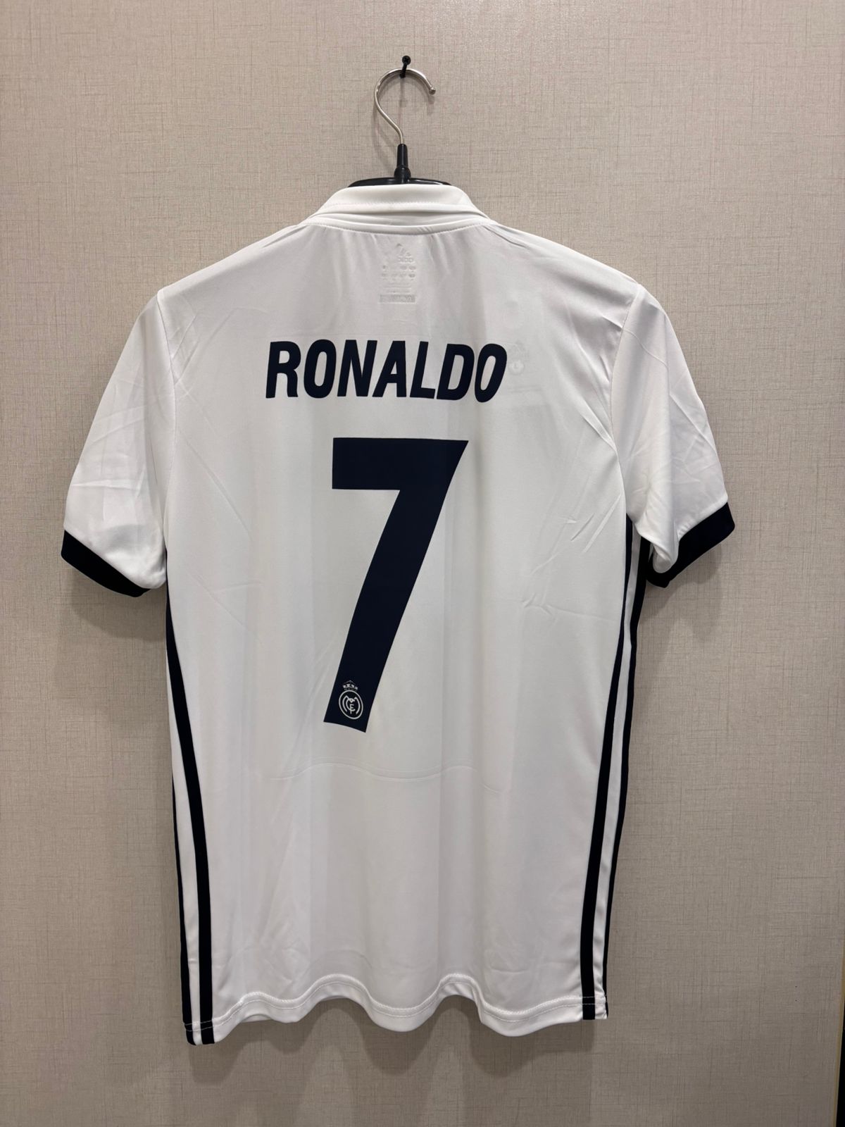RONALDO 7 REAL MADRID 2017 SHIRT(ORIGINAL LOGO)