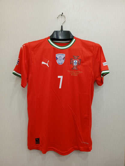 RONALDO 7 PORTUGAL HOME JERSEY   ( PALYER VERSION LOGOS)