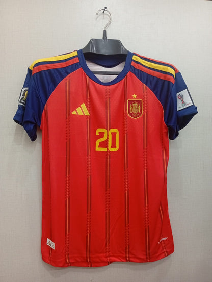 SPAIN HOME FIFA CUP JERSEY 2026(EMBROIDED LOGO)