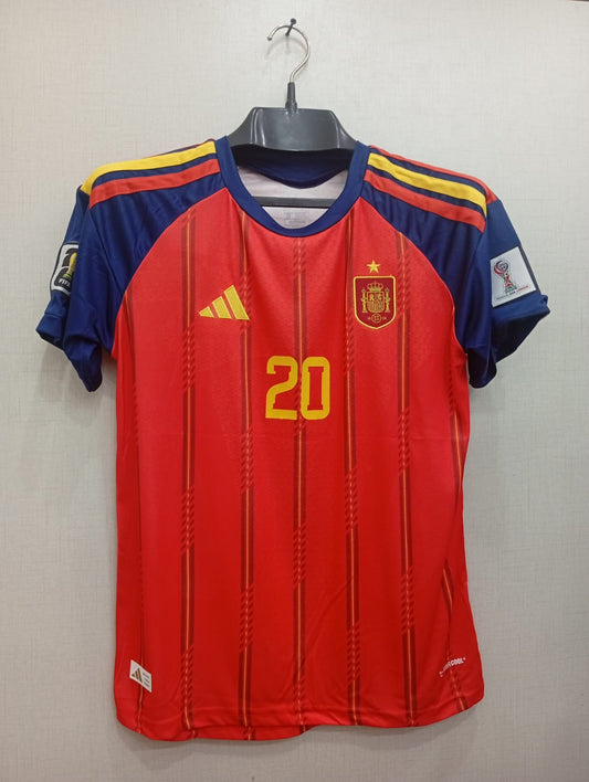SPAIN HOME FIFA CUP JERSEY 2026(EMBROIDED LOGO)