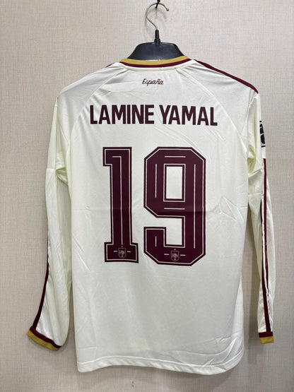 SPAIN AWAY FIFA CUP FULL SLEEVE JERSEY 2026(EMBROIDED LOGO)