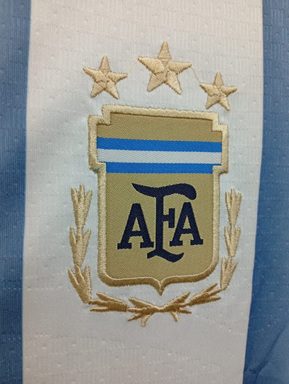 MESSI 10 ARGENTINA HOME FIFA CUP FULL SLEEVE JERSEY(EMBROIDED LOGO)