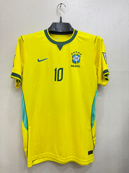 NEYMAR JR BRAZIL HOME JERSEY (EMBROIDED LOGO) 2026