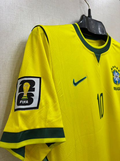 NEYMAR JR BRAZIL HOME JERSEY (EMBROIDED LOGO) 2026