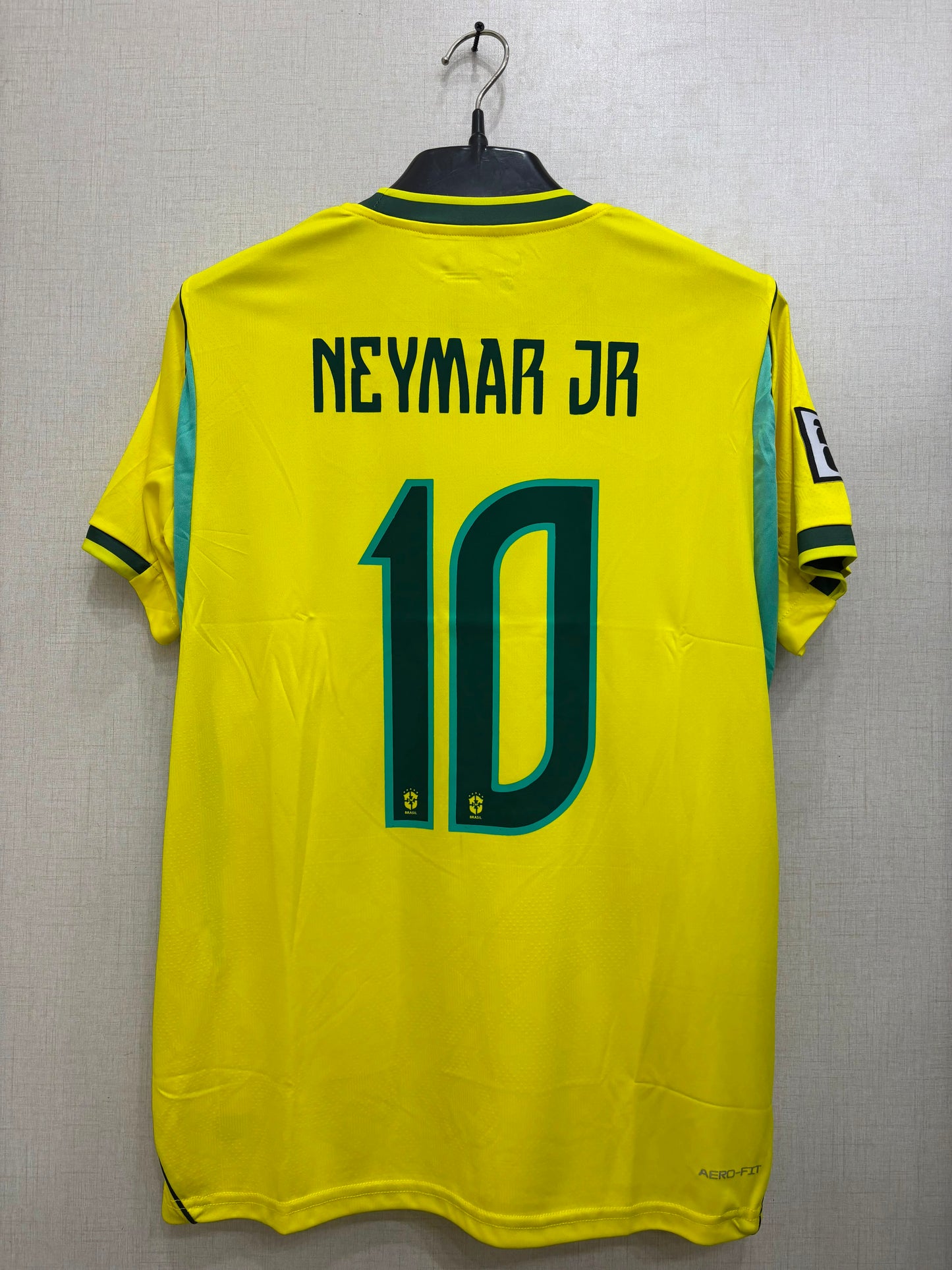 NEYMAR JR BRAZIL HOME JERSEY (EMBROIDED LOGO) 2026