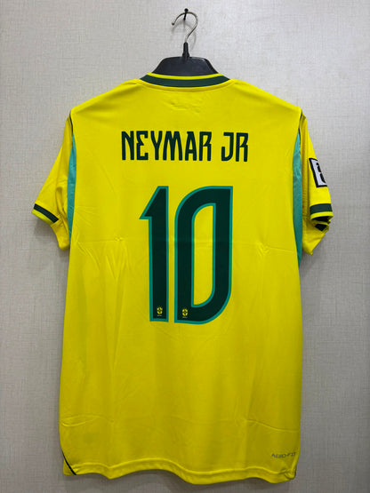 NEYMAR JR BRAZIL HOME JERSEY (EMBROIDED LOGO) 2026