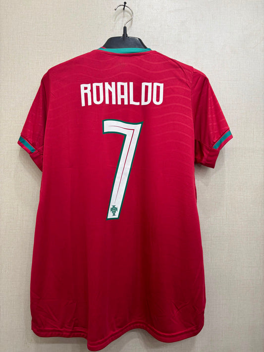 RONALDO 7 PORTUGAL HOME FIFA CUP KIT (EMBROIDED LOGO)