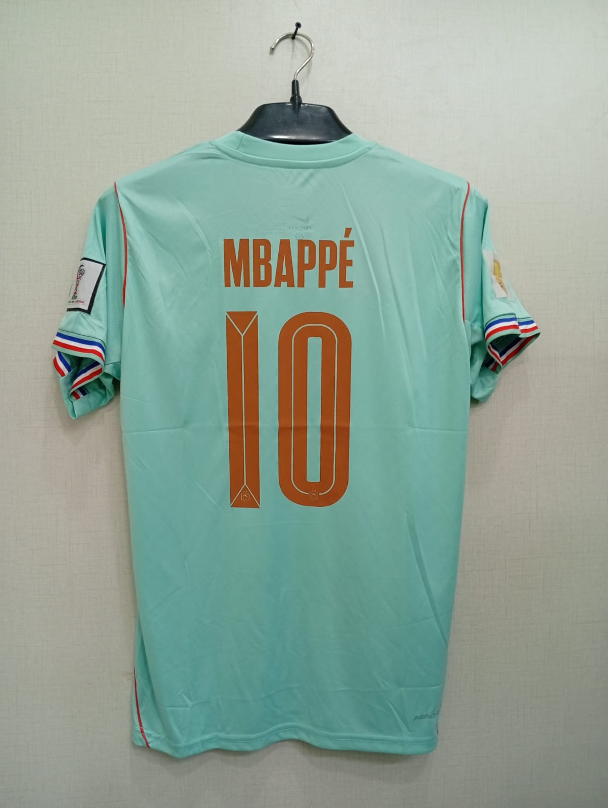 MBAPPE 10 FRANCE AWAY FIFA CUP JERSEY (EMBROIDED LOGO)