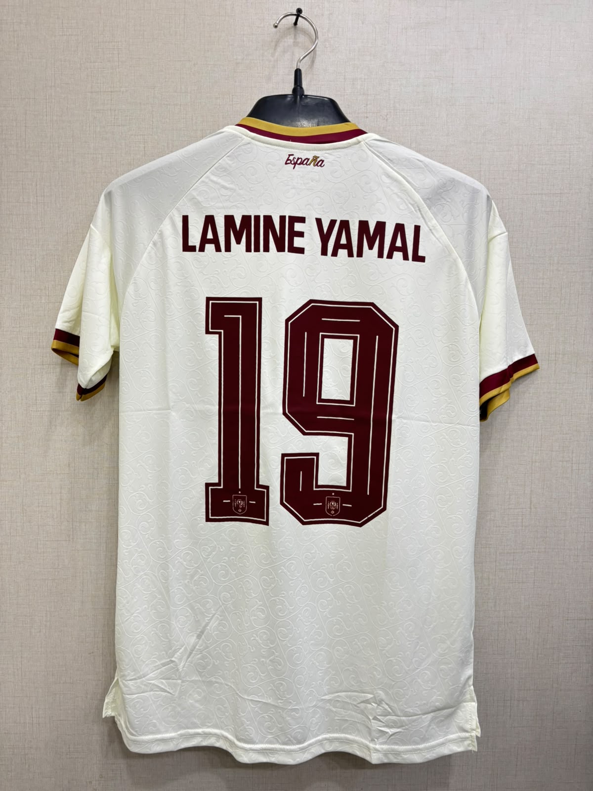 SPAIN AWAY FIFA CUP 2 STAR JERSEY( TPU LOGO) 2026