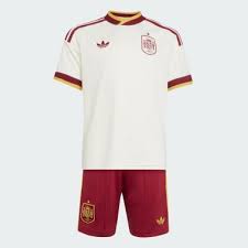LAMINE YAMAL SPAIN AWAY FIFA CUP KIDS KIT (EMBROIDED LOGO)