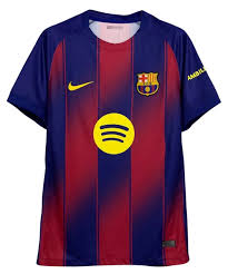 BARCELONA HOME CACTUS AND JACK SHIRT 25/26 (EMBROIDED LOGO)