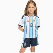 ARGENTINA HOME FIFA CUP KIDS KIT 2026(EMBROIDED LOGO)