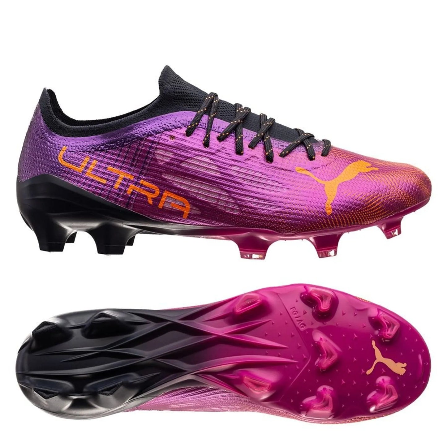 PUMA Ultra 1.4 FG/AG Flare - Festival Fuchsia/Neon Citrus/Parisian Night