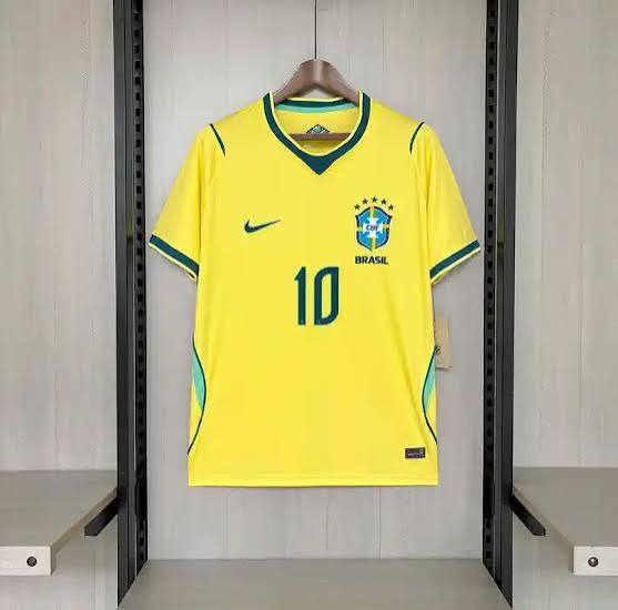 NEYMAR JR BRAZIL HOME JERSEY (EMBROIDED LOGO) 2026
