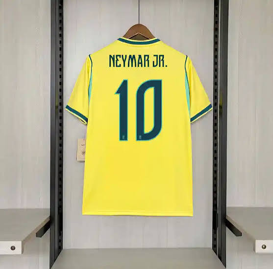 NEYMAR JR BRAZIL HOME JERSEY (EMBROIDED LOGO) 2026