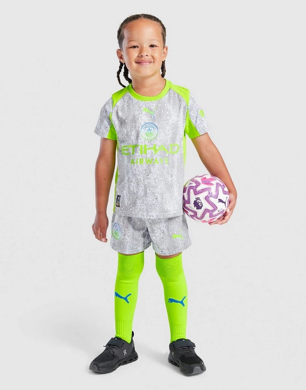 HAALAND 9 MANCHESTER CITY THIRD KIDS KIT 25/26
