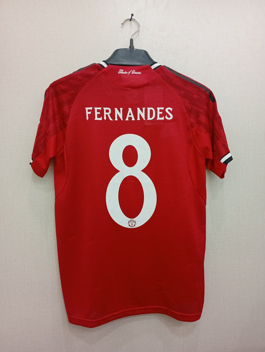 Manchester United Home Shirt(EMBROIDED LOGO)