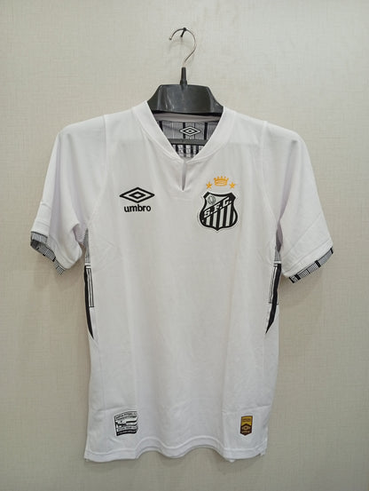 NEYMAR JR 10 SANTOS FC HOME SHIRT(EMBROIDED LOGO)