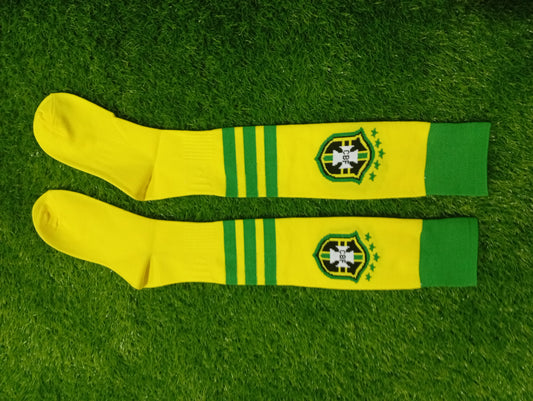 BRAZIL YELOW SOCKS