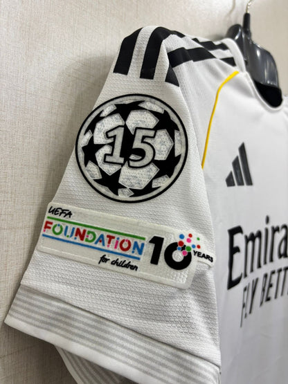 Real Madrid Home Shirt (Player Version Logo) 25/26