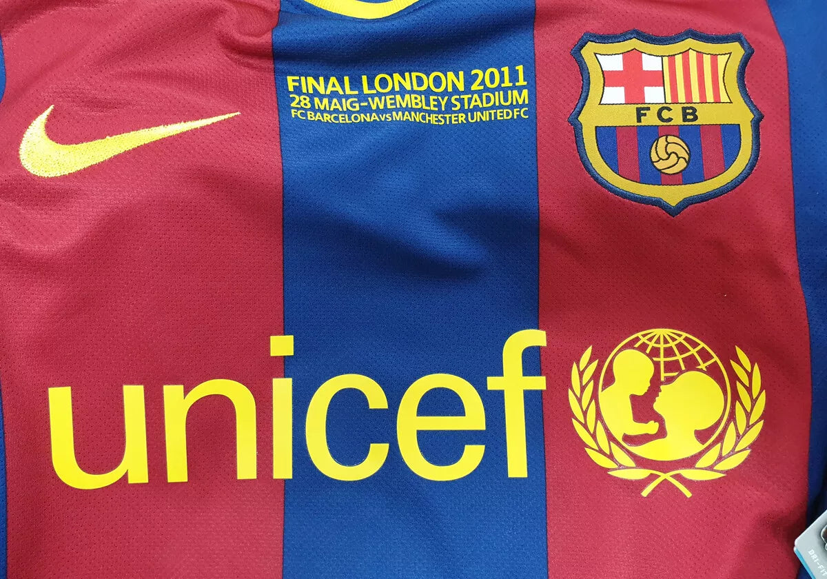 Barcelona 2011 Final Messi 10 Shirt